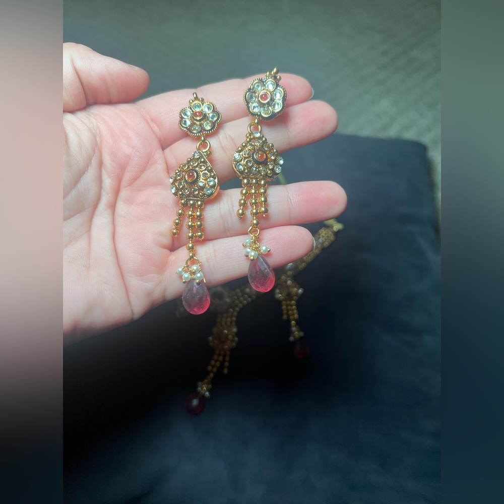 🌺 Pakistani/Indian Jewelry Set - Picture 2 of 2